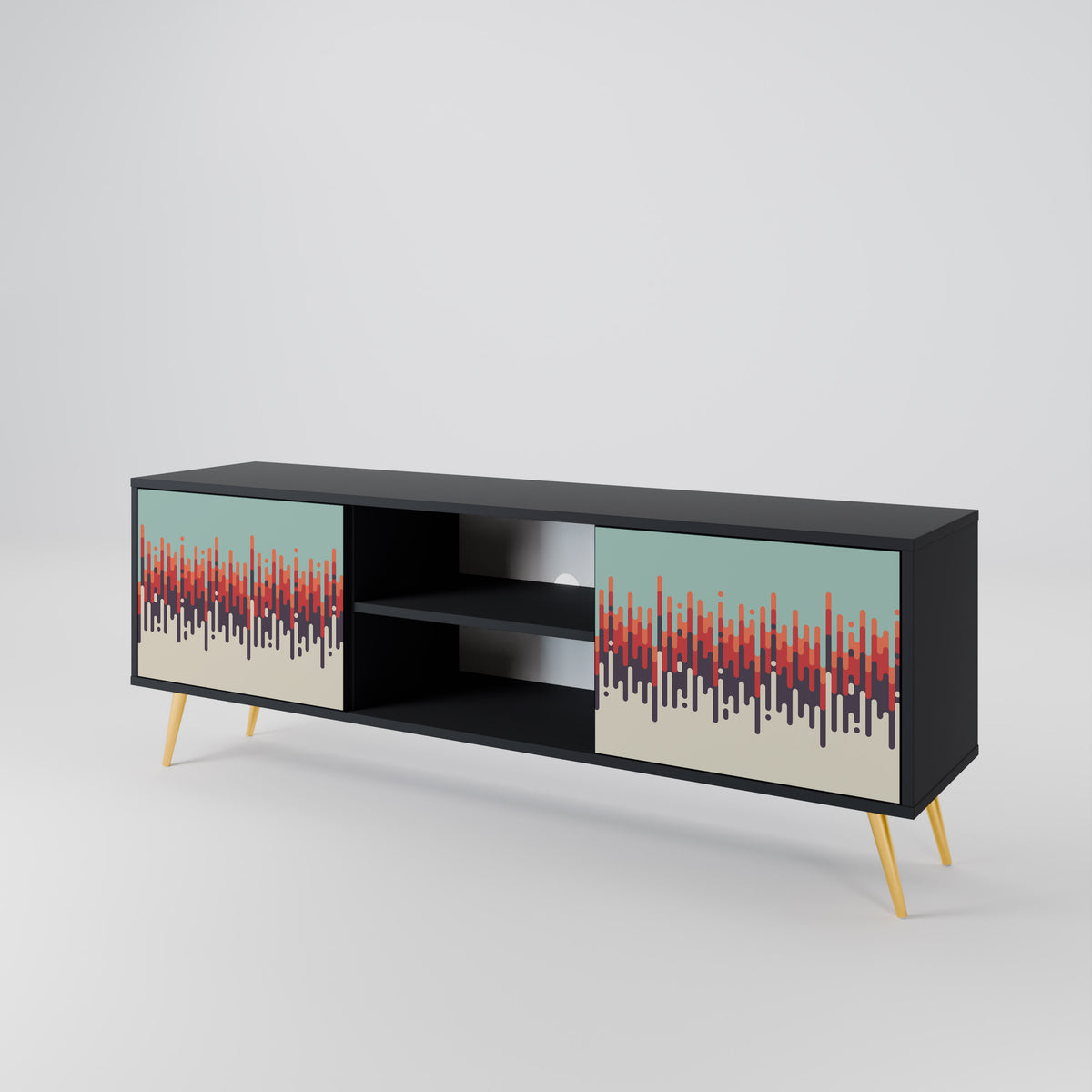 CHROMA CONTOURS 2-türiges TV-Lowboard