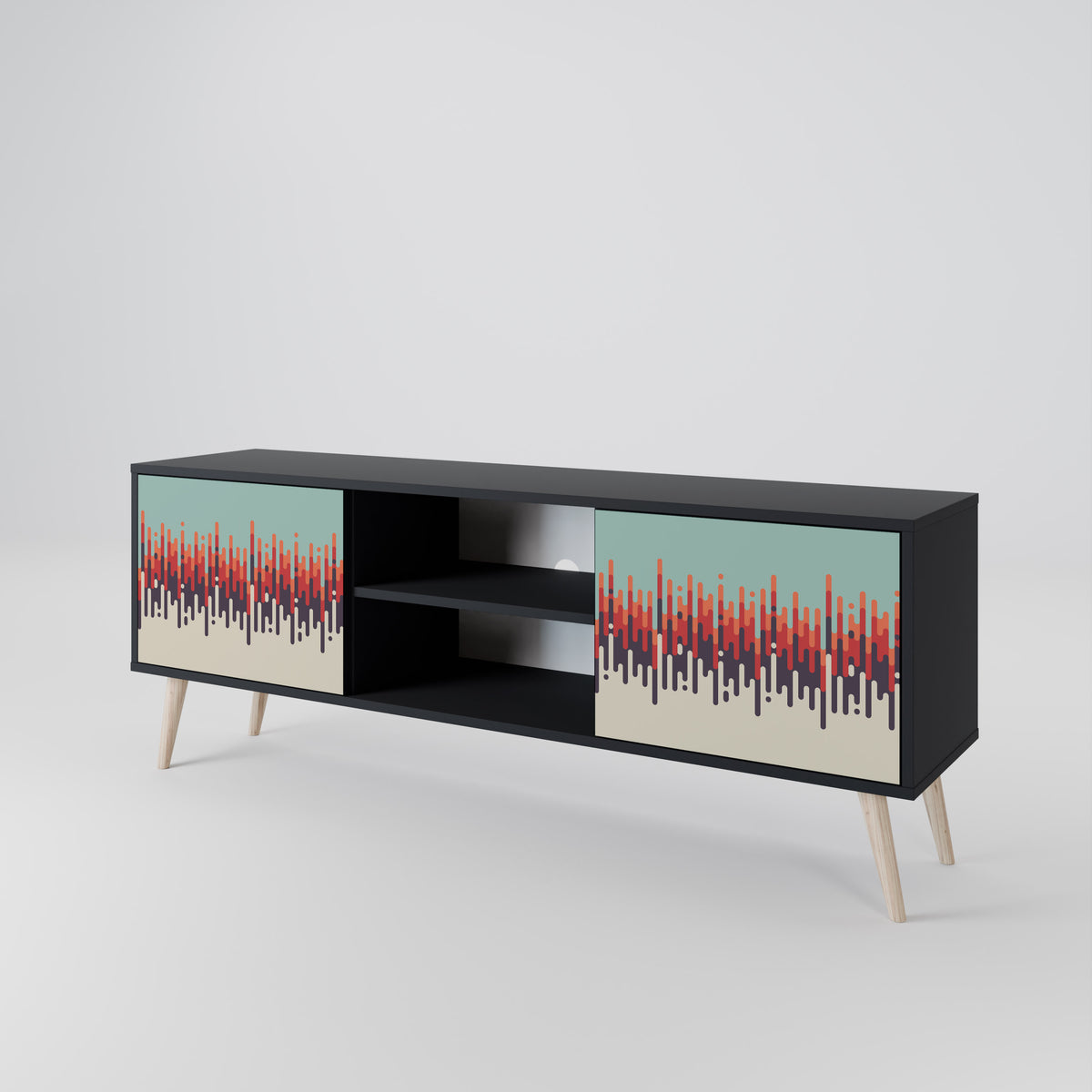 CHROMA CONTOURS 2-türiges TV-Lowboard