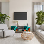 CIRCULAR RHAPSODY TV-Lowboard mit 2 Türen in Schwarz