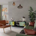 BODY LANGUAGE TV-Lowboard mit 2 Türen in Schwarz