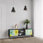 BODY LANGUAGE TV-Lowboard mit 2 Türen in Schwarz