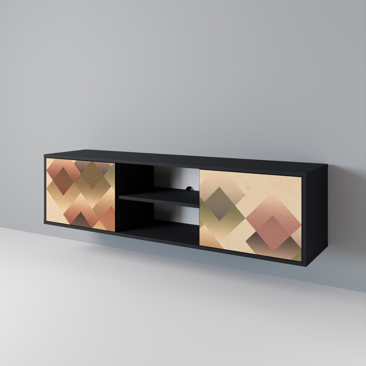 GEOMETRIC FUSION 2-türiges TV-Lowboard