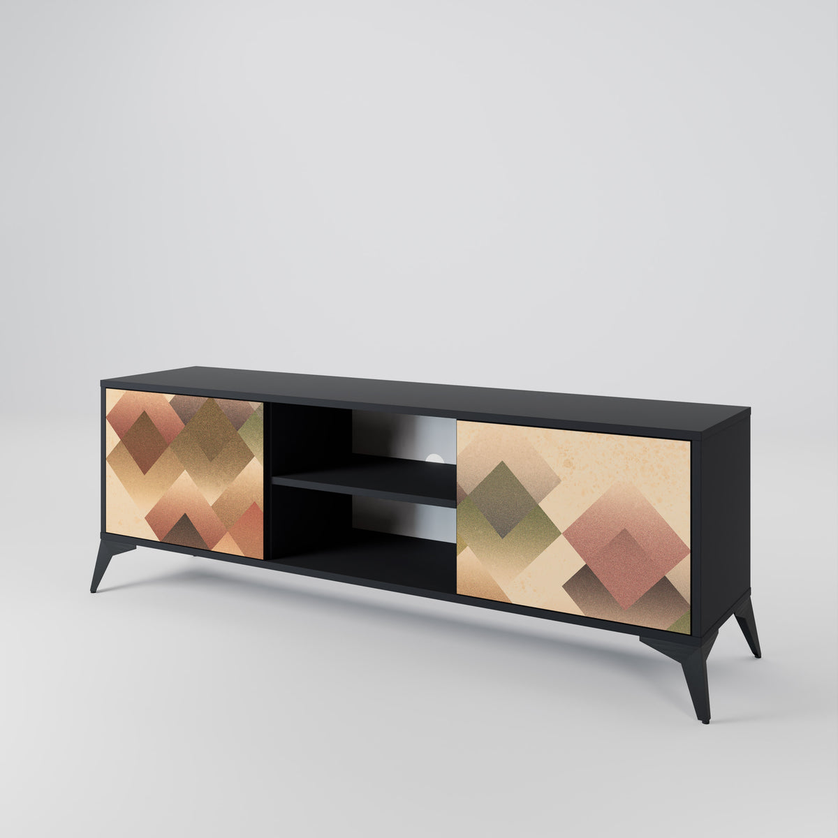 GEOMETRIC FUSION 2-türiges TV-Lowboard