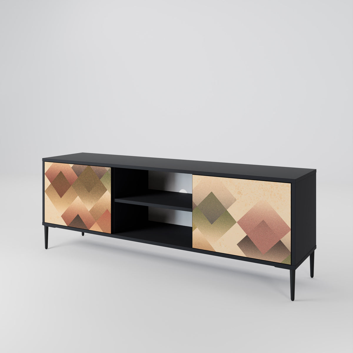 GEOMETRIC FUSION 2-türiges TV-Lowboard