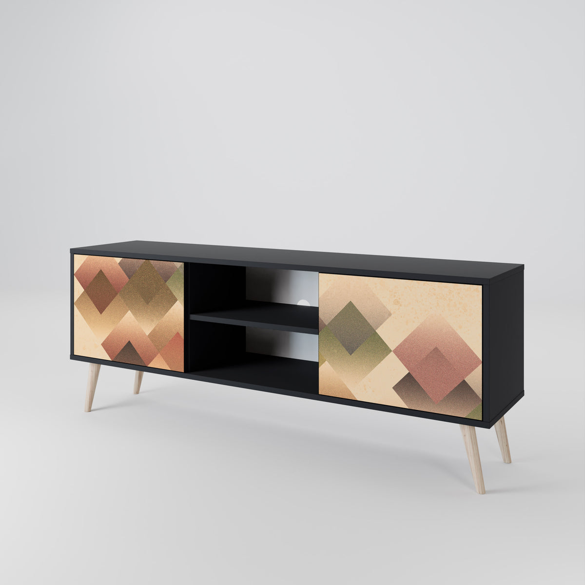 GEOMETRIC FUSION 2-türiges TV-Lowboard