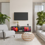 COLORFUL SOUNDS TV-Lowboard mit 2 Türen in Schwarz