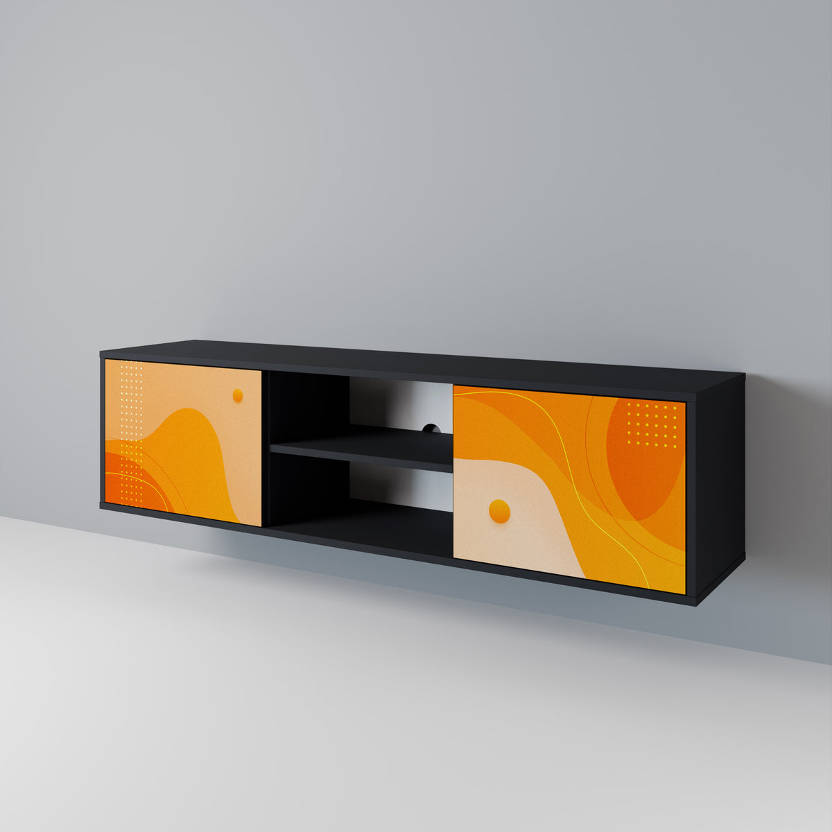 ORANGE ARRANGEMENT 2-türiges TV-Lowboard