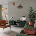 ROYAL MEDALLION TV-Lowboard mit 2 Türen in Schwarz