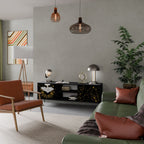 STELLAR CONSTELLATIONS TV-Lowboard mit 2 Türen in Schwarz