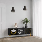 STELLAR CONSTELLATIONS TV-Lowboard mit 2 Türen in Schwarz