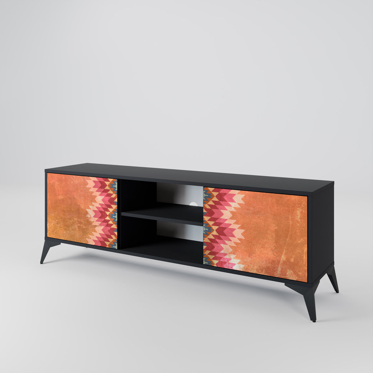 INDIAN FOLK 2-Door TV Cabinet