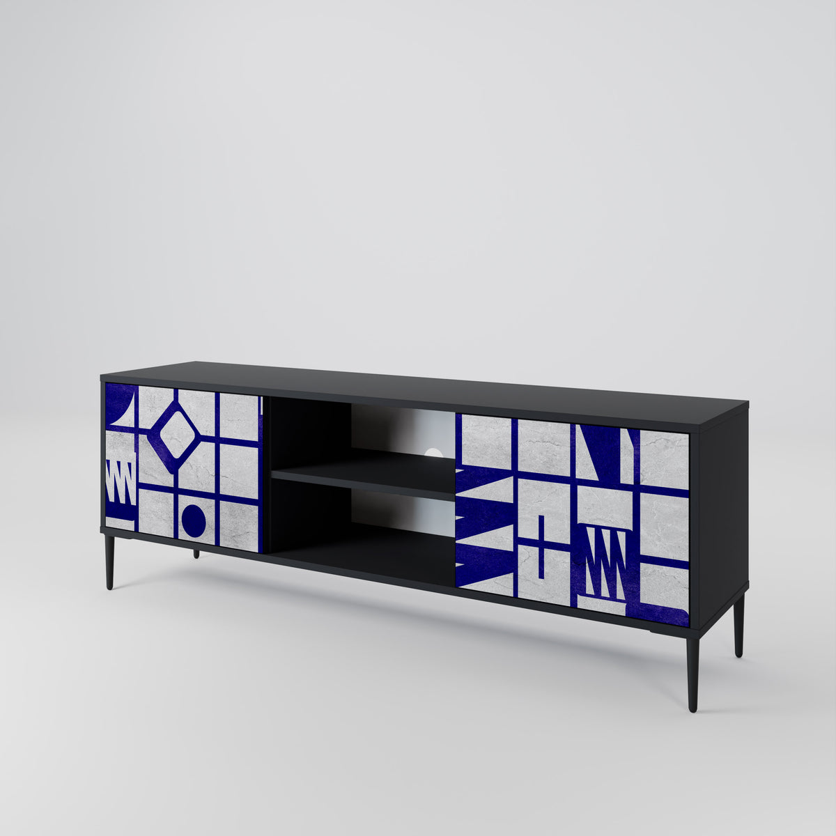 THE RIGHT PLACES 2-Door TV Cabinet
