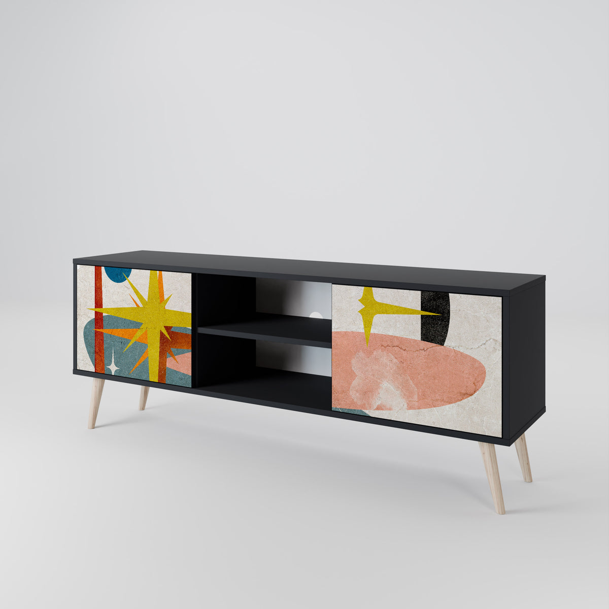INTERSTELLAR VIBES 2-Door TV Cabinet