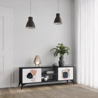 COLORFUL SHAPES TV-Lowboard mit 2 Türen in Schwarz