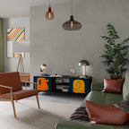 TOGETHER BUT SEPARATELY TV-Lowboard mit 2 Türen in Schwarz