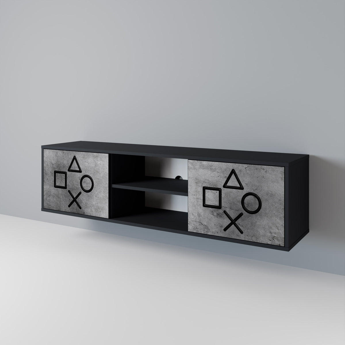 GAMER CHOICE 2-türiges TV-Lowboard