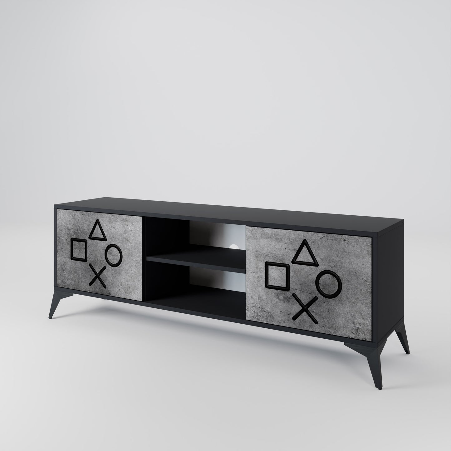 GAMER CHOICE 2-türiges TV-Lowboard