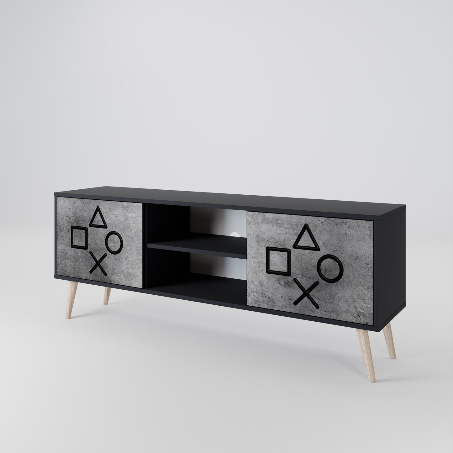 GAMER CHOICE 2-türiges TV-Lowboard