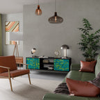 NOSTALGIC MEMORIES TV-Lowboard mit 2 Türen in Schwarz