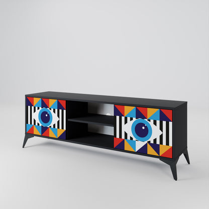 ABSTRACTION AND GEOMETRY 2-türiges TV-Lowboard