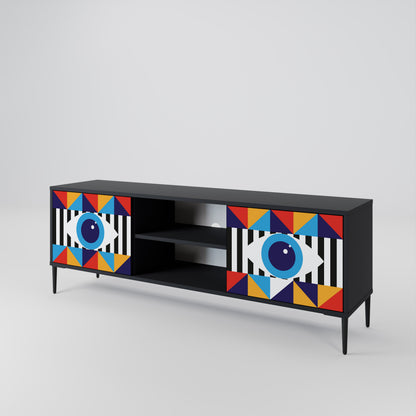 ABSTRACTION AND GEOMETRY 2-türiges TV-Lowboard