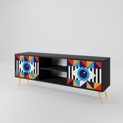 ABSTRACTION AND GEOMETRY 2-türiges TV-Lowboard