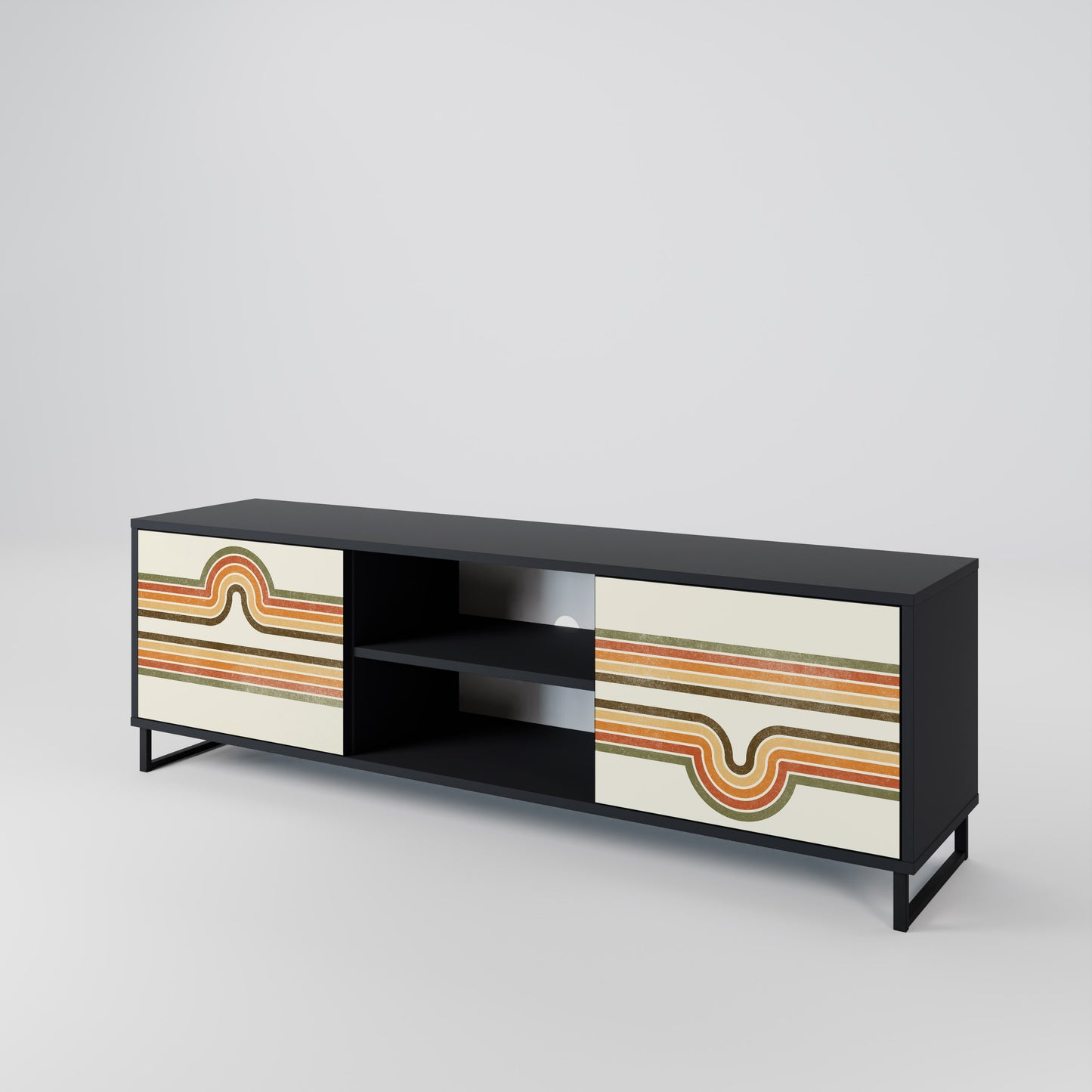 EXCEPTIONAL STREAM 2-türiges TV-Lowboard