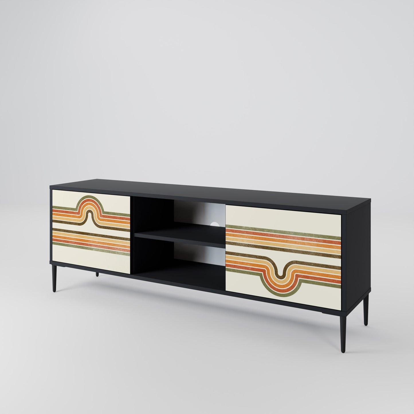 EXCEPTIONAL STREAM 2-türiges TV-Lowboard