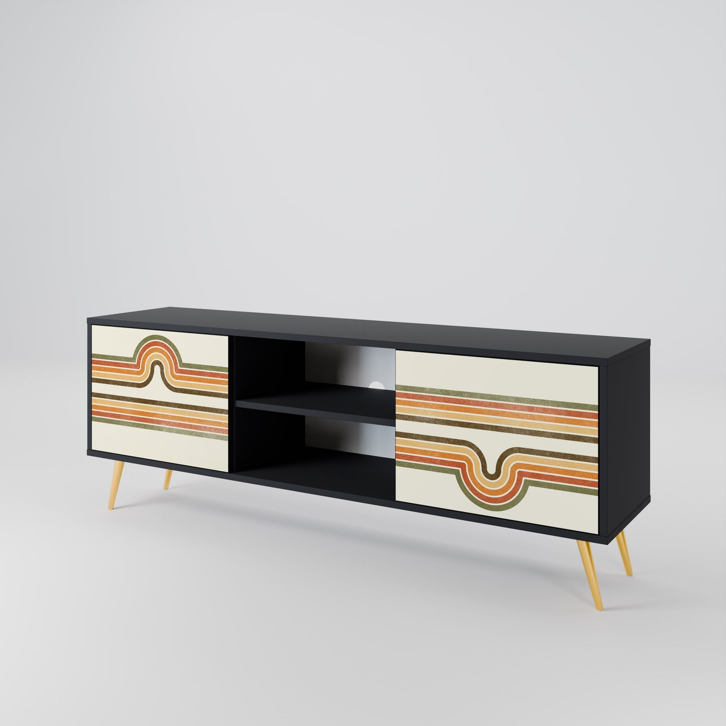 EXCEPTIONAL STREAM 2-türiges TV-Lowboard