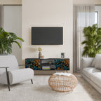 MORNING BLOOM TV-Lowboard mit 2 Türen in Schwarz