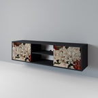 EPHEMERAL DAYS TV-Lowboard mit 2 Türen in Schwarz