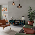 FOWL ORNAMENT TV-Lowboard mit 2 Türen in Schwarz