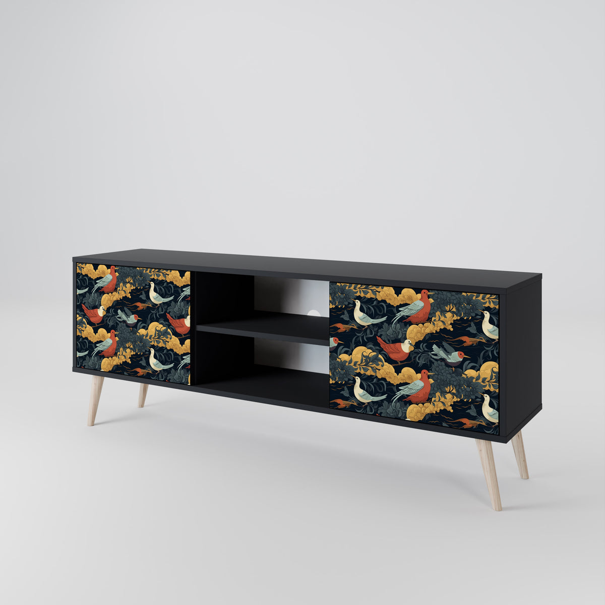 FOWLY DAZE 2-Door TV Cabinet