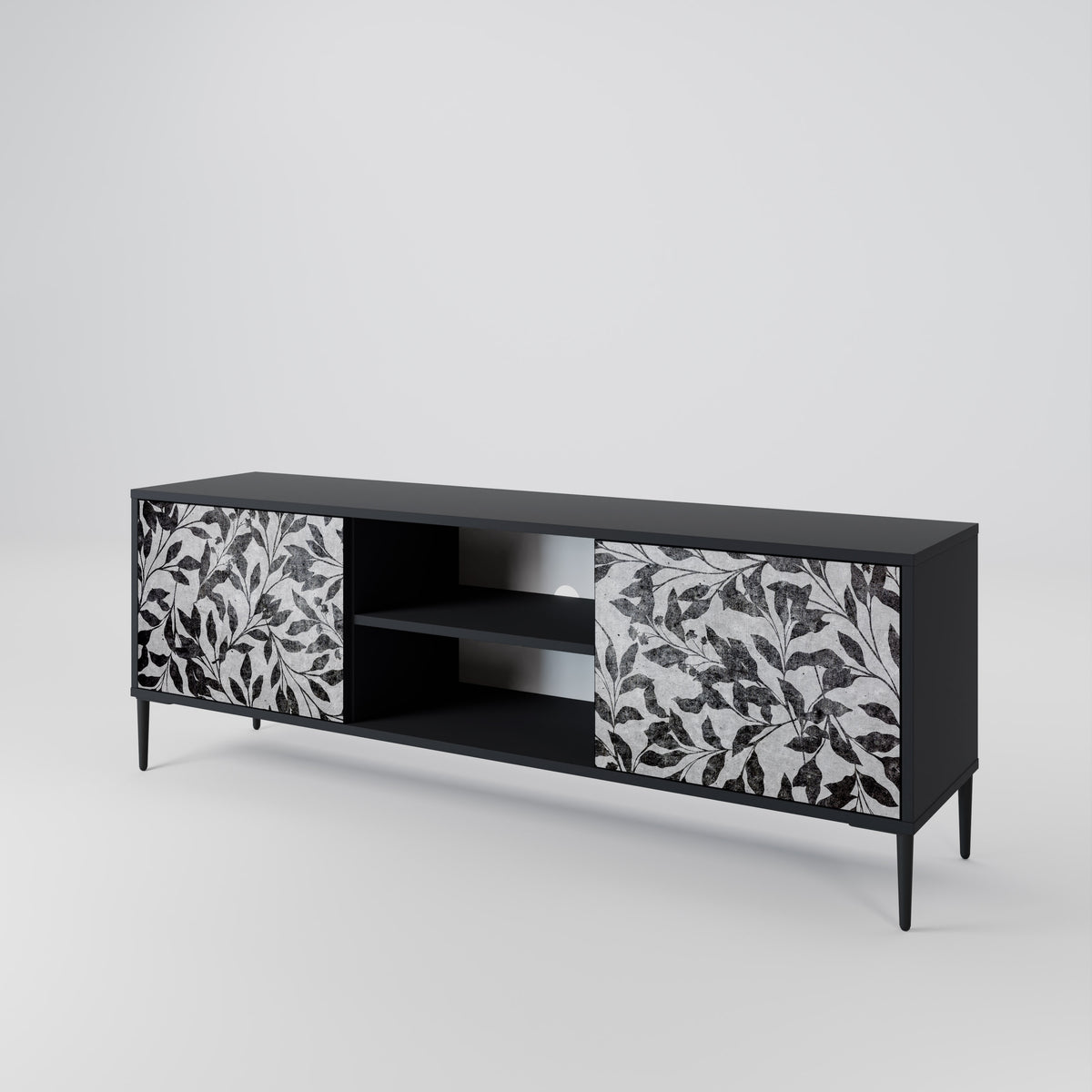 CHARCOAL SPROUT 2-türiges TV-Lowboard