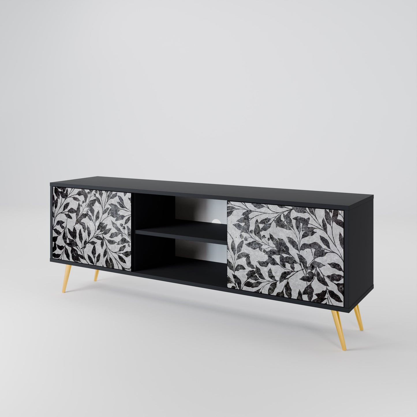 CHARCOAL SPROUT 2-türiges TV-Lowboard
