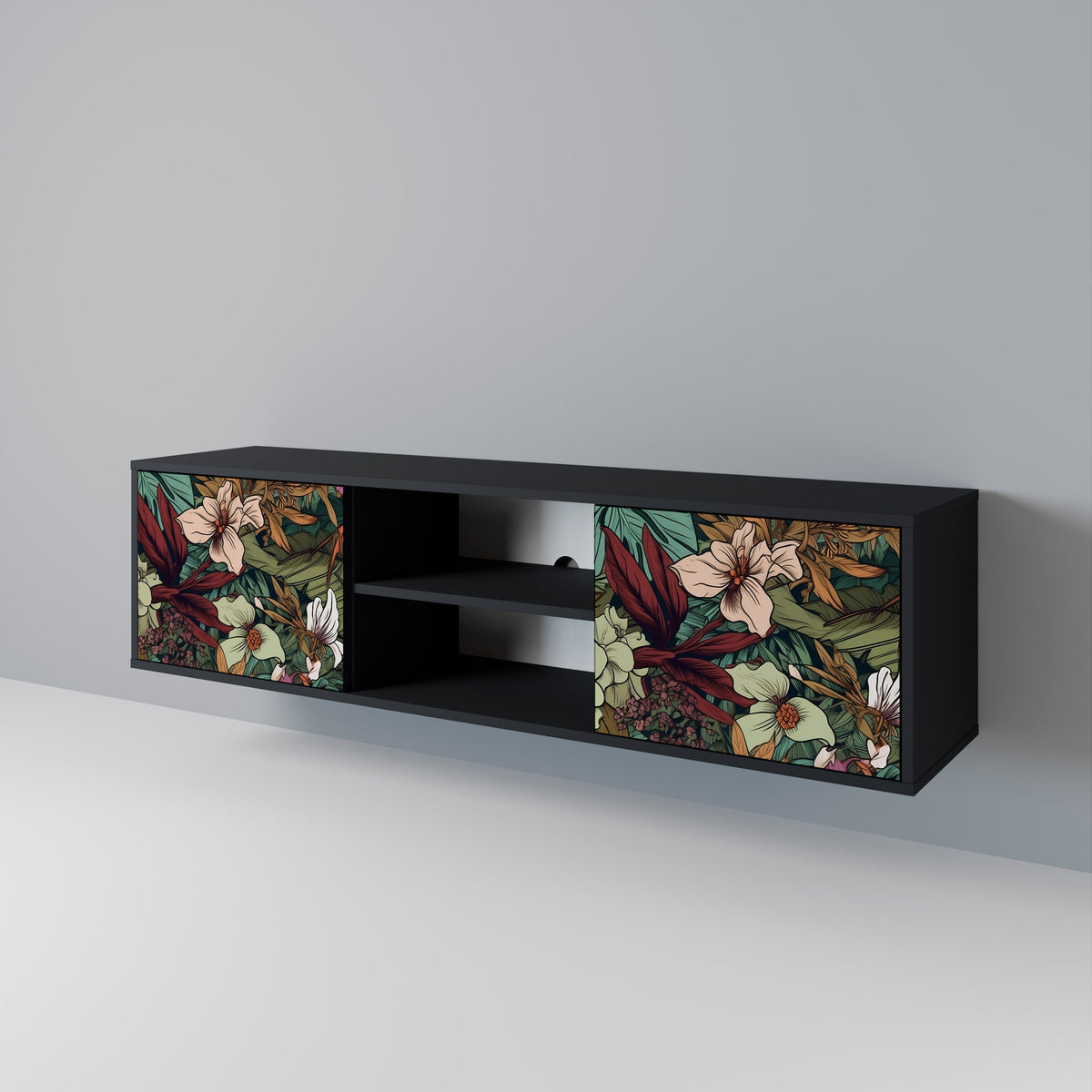 BOTANICAL EMERGENCE 2-türiges TV-Lowboard