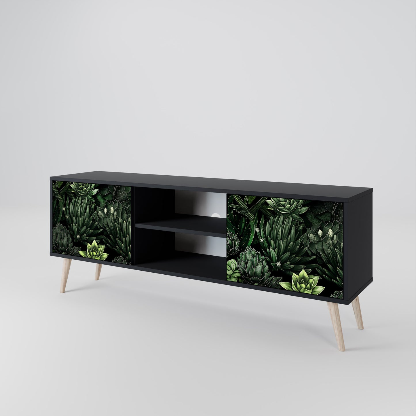 SUCCULENT JUNGLE 2-türiges TV-Lowboard