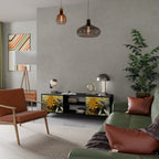 SUNKISSED LILY TV-Lowboard mit 2 Türen in Schwarz