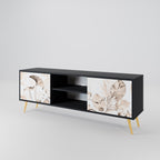 WILD TENDERNESS TV-Lowboard mit 2 Türen in Schwarz
