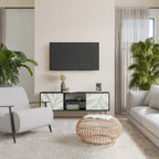 BOTANICAL SPARK TV-Lowboard mit 2 Türen in Schwarz