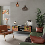 JUICY OLIVES TV-Lowboard mit 2 Türen in Schwarz