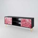 SWEET TROPICS TV-Lowboard mit 2 Türen in Schwarz