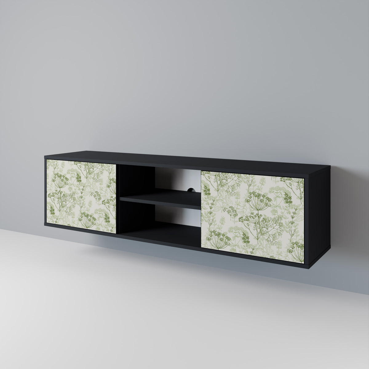 FENNEL BALDACHIN 2-türiges TV-Lowboard