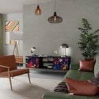 FESTIVE PLEASURES TV-Lowboard mit 2 Türen in Schwarz