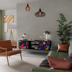 FESTIVE PLEASURES TV-Lowboard mit 2 Türen in Schwarz