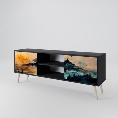 OMINOUS MOUNTAINS 2-türiges TV-Lowboard