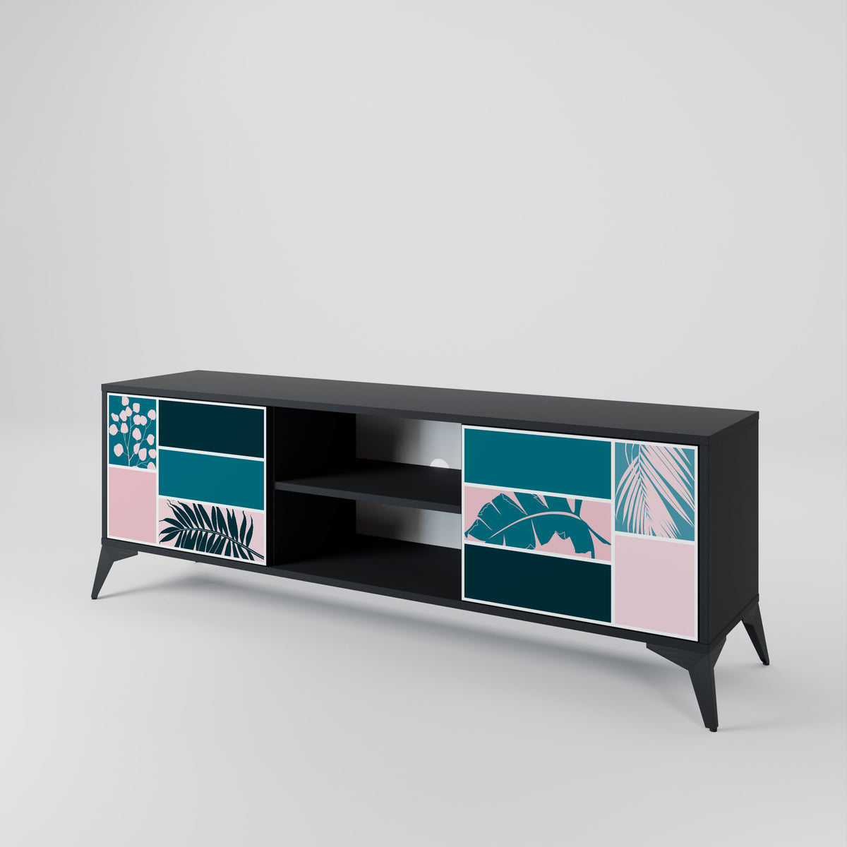 COMBINATION OF SHAPES 2-türiges TV-Lowboard