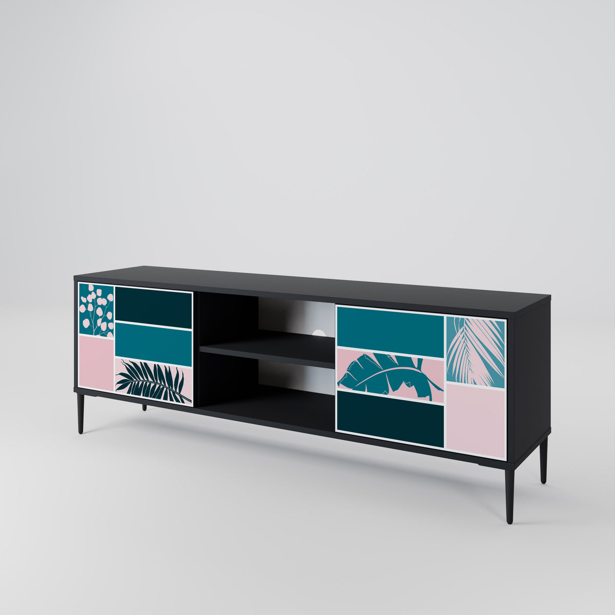 COMBINATION OF SHAPES 2-türiges TV-Lowboard