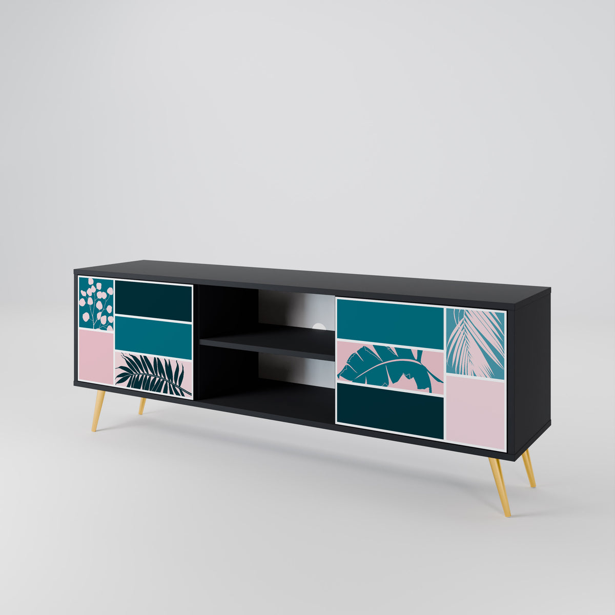 COMBINATION OF SHAPES 2-türiges TV-Lowboard