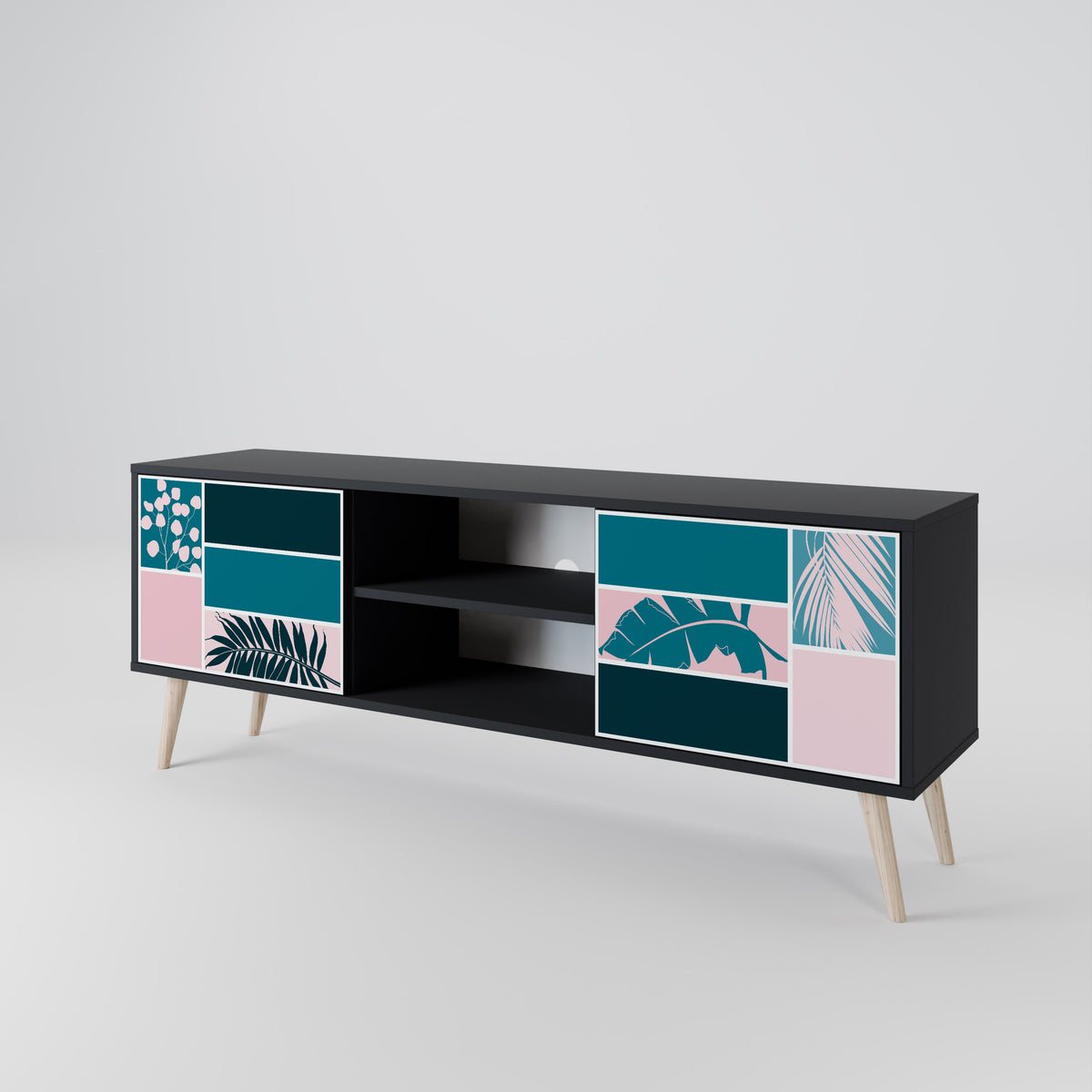 COMBINATION OF SHAPES 2-türiges TV-Lowboard
